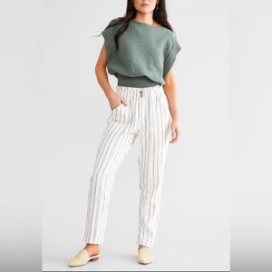 Buckle - Daytrip Fashion Stretch Paperbag Striped Pant Women’s Size Small (NWT)